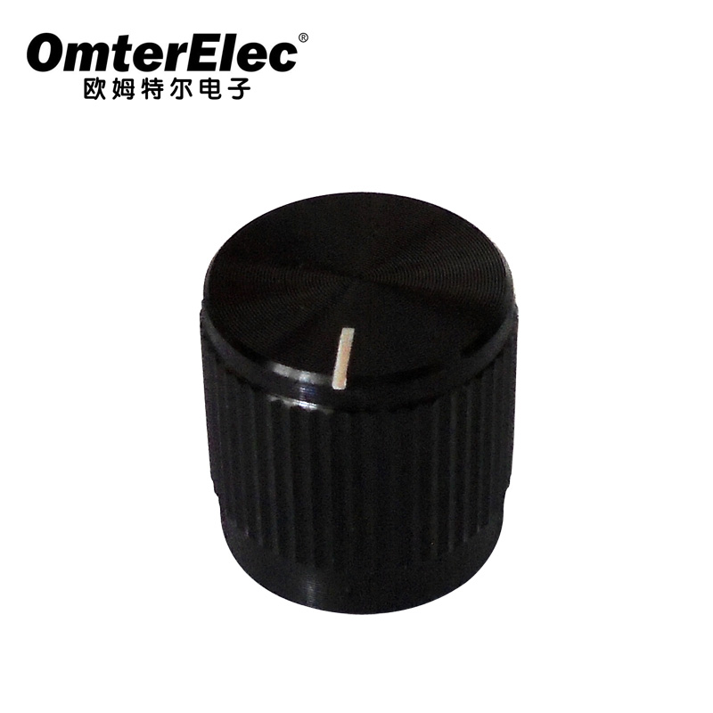 6mm d shaft aluminium knob